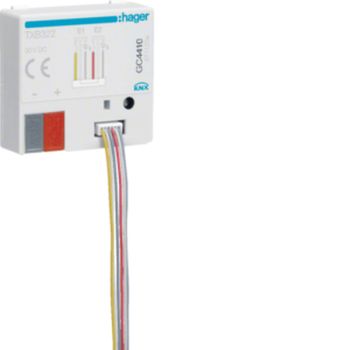 Hager TXB322 TP, KNX 2fach+2 LED Ausgänge, UP Binäreingang (TXB322)