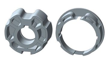 Rademacher AM60-D78F D78/60 Flachnut im Polybeutel Adapter/Mitnehmer (93780143)