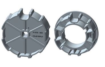 Rademacher AM45-D85FR D85/45 Flach-/Rundnut Adapter/Mitnehmer (93850135)