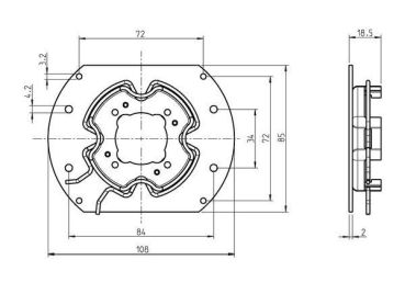 Rademacher VK 4015K-06 Click-Antriebslager (94401506)