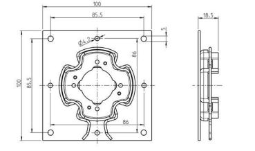 Rademacher VK 4015K-13 Click-Antriebslager (94401513)