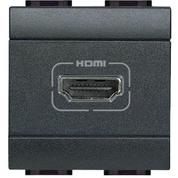 Bticino L4284 HDMI anthrazit Anschlussdose (L4284)