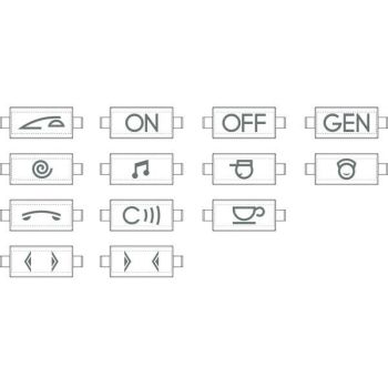 Bticino L4916KIT Axial anthrazit Symbol-Kit (L4916KIT)