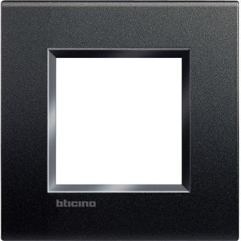 Bticino LNA4802AR anthrazit 2-mod Light Rahmen (LNA4802AR)