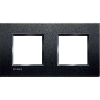 Bticino LNA4802M2AR anthrazit 2x2-mod Light Rahmen (LNA4802M2AR)