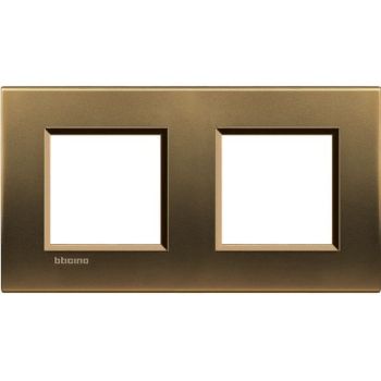 Bticino LNA4802M2BZ BRONZE 2x2-mod Light Rahmen (LNA4802M2BZ)