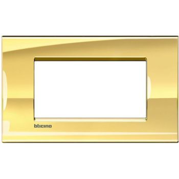 Bticino LNA4804OA ICEGOLD 4-modulig Light Rahmen (LNA4804OA)