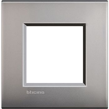 Bticino LNC4802NK NICKEL 2-modulig AIR Rahmen (LNC4802NK)