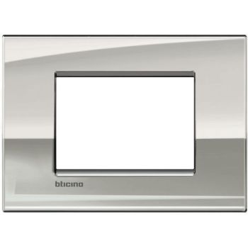 Bticino LNC4803PL PALLADIUM 3-modulig AIR Rahmen (LNC4803PL)