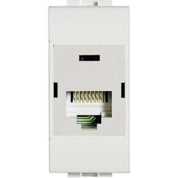 Bticino N4262C6 CAT6 UTP 110 weiss RJ45-Anschlussdose (N4262C6)