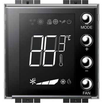 Bticino SCS mit Display anthrazit Thermostat (LN4691)