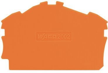 Wago 2002-6392 orange 0,8mm Abschlussplatte u. Zwischenplatte (2002-6392)