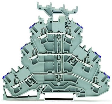 Wago 2002-3238 2,5 (4)mm L grau Dreistockklemme (2002-3238)
