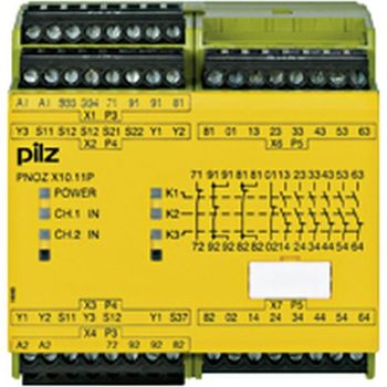 Pilz PNOZ X10.11P 24VDC 6n/o 4n/c Not-Aus-Schaltgerät (777750)