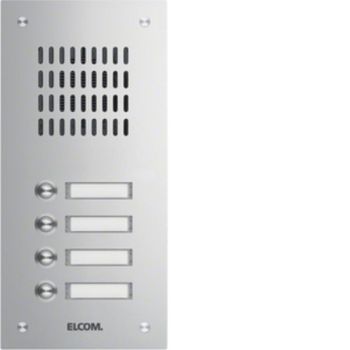 ELCOM TVG-4/1 edelstahl UP Audio-Türstation(1104180)