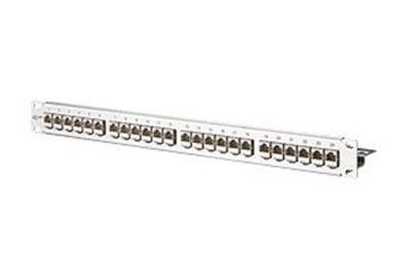 METZ/BTR 1HE 24xRJ45 E-DATmod Cat.6A 8(8) Patchpanel 19 Edelstahl (130921-E)"