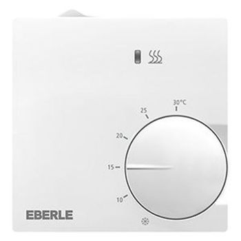 Eberle RTR-S 6202-1 Polarweiß 5-30°C m Schalter Raumtemperaturregler (131110451100)