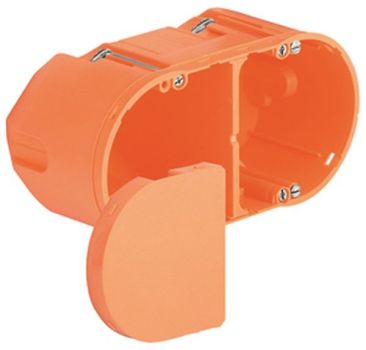 Kaiser 9062-94 2x68mm orange luftdicht Hohlwand-Electronic-Dose (9062-94)