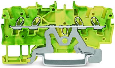 Wago 2000-1407 1,0(1,5)qmm TOBJOB grün-gelb 4 Leiter Schutzleiterklemme (2000-1407)