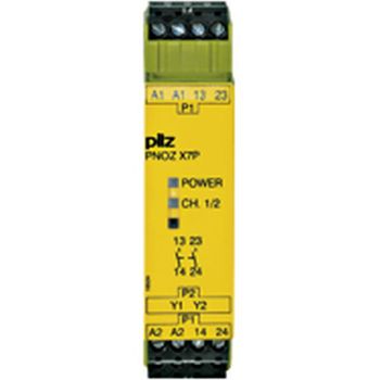 Pilz PNOZ X7P 24VAC/DC 2n/o Not-Aus-Sicherheitsschalter (777059)