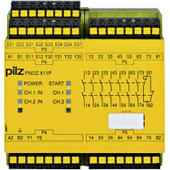 Pilz PNOZ X11P C 230-240VAC 7n/o 1n/c 2so Sicherheitsrelais (787086)