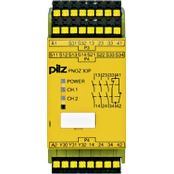 Pilz PNOZ X3P C 24VDC 24VAC 3n/o 1n/c 1so Sicherheitsrelais (787310)