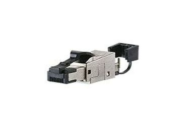 METZ/BTR CAT6A-ISO IP20 Kabelzuführung gerade RJ45-Stecker feldkonfektionierbar (130E405032-E)