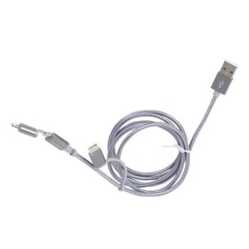 Legrand 3 in 1 micro-USB USB-C Lightning USB-Kabel (050693)