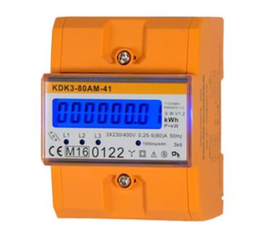 KDK 5/80A fabrikneu nicht geeicht elektronischer Drehstromzähler (420580-4TE)