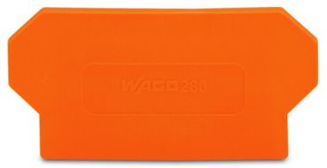 Wago 280-328 2mm dick orange überstehend Trennwand (280-328)