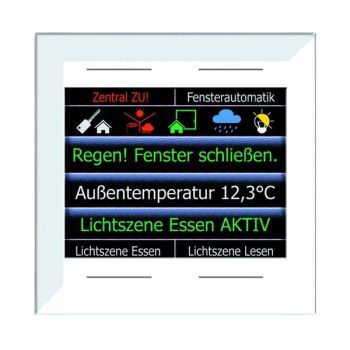 Issendorff LCN-GTS4DW 2,8Zoll weiss m. 4 Tasten Glas-Farbdisplay (30229)