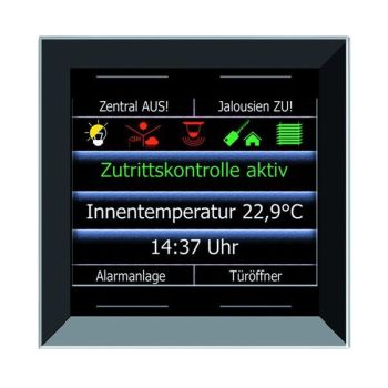 Issendorff LCN-GTS4DB 2,8Zoll schwarz m. 4 Tasten Glas-Farbdisplay (30230)