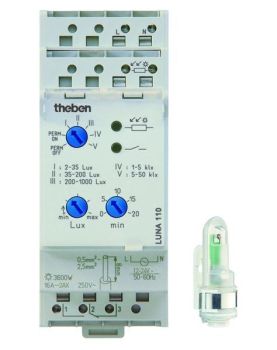 Theben LUNA 110 AL 24V IP55 Aufbau-Sensor Dämmerungsschalter (1104100)