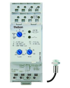 Theben LUNA 110 EL 24V IP65 Einbau-Sensor Dämmerungsschalter (1104200)