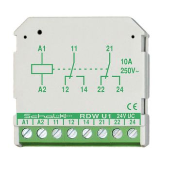 Schalk RDWU14 24V UC 2 Wechsler UP Doppelrelais (RDWU14)