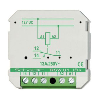 Schalk RSWU12 12V UC 1 Wechsler UP Schaltrelais (RSWU12)