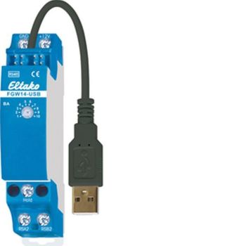 Eltako FGW14-USB mit USB-Anschluss RS485-Bus-Gateway (30014049)