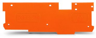 Wago 1,1mm dick orange Abschluss- und Zwischenplatte (769-321)