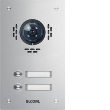 ELCOM TVG-2/1 ESTA Edelstahl UP Video-Türstation(1102180BTC)