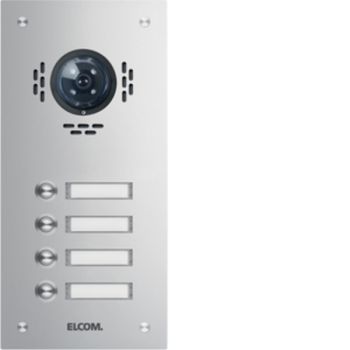 ELCOM TVG-4/1 ESTA Edelstahl UP Video-Türstation(1104180BTC)