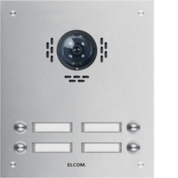 ELCOM TVG-4/2 ESTA Edelstahl UP Video-Türstation(1104181BTC)