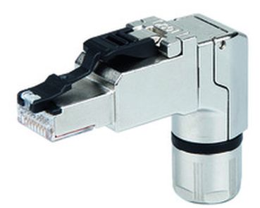 Telegärtner MFP8 RJ45 gewinkelt T568A AWG24-22/1 Steckverbinder feldkonfektionierbar (100023061)