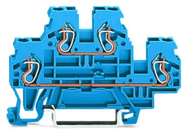 Wago D-D N/N blau Doppelstockklemme (870-504)