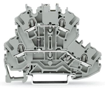 Wago 2002-2211/1000-410 Doppelstock-Diodenklemme (2002-2211/1000-410)