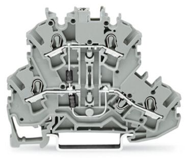 Wago 2002-2214/1000-492 Doppelstock-Diodenklemme (2002-2214/1000-492)