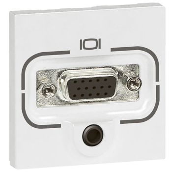 Legrand 078774 MSC HD 15+Jack 3,5mm 2mod SK Anschlusseinheit (078774)