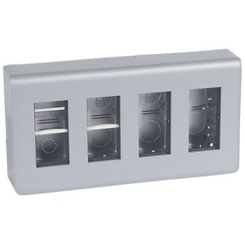 Legrand 079084 MSC AP 4x4mod alu AP-Multibox (079084)