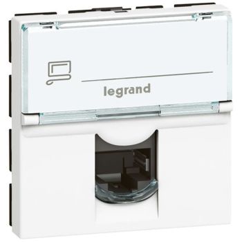 Legrand 076591 MSC C6 UTP 90° 2mod ws Datensteckdose (076591)