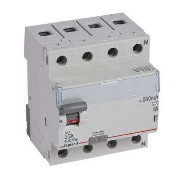 Legrand 411794 TX3 25A 4P 500MA A FI-Schutzschalter (411794)