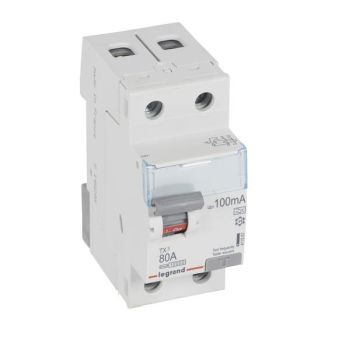 Legrand 411567 TX3 80A 2P 100MA A FI-Schutzschalter (411567)